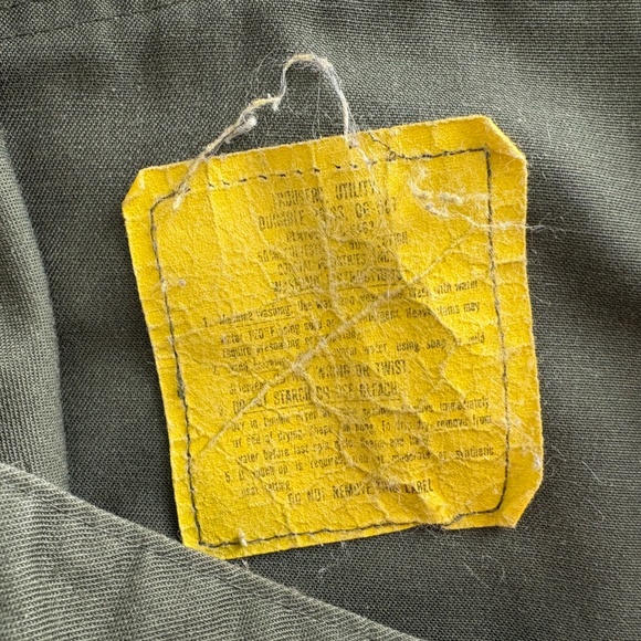 Vintage Mens US Army Green Trousers Size 33 X 28.5 - Picture 5 of 7